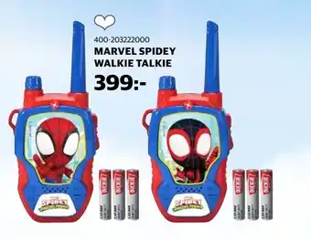 Marvel spidey walkie talkie