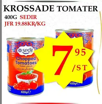 Matmixen Krossade tomater erbjuda