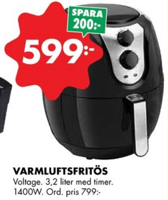 ÖoB Voltage fritös erbjuda