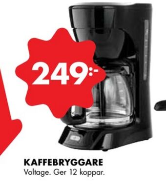 ÖoB Voltage kaffebryggare erbjuda