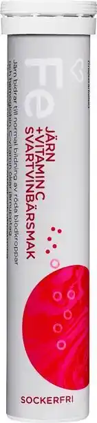 Apotek Hjärtat Hjärtats järn + vitamin c brus svartvinbär 20 st erbjuda