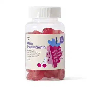 Apotek Hjärtat Hjärtats barn multivitamin tuggisar 60st erbjuda