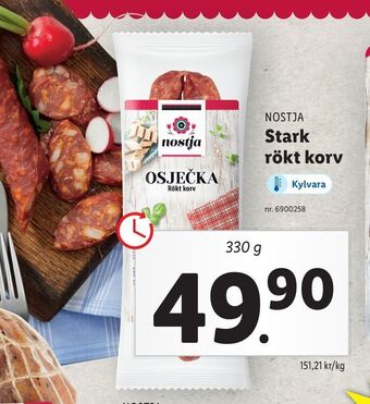 Lidl Stark rökt korv erbjuda