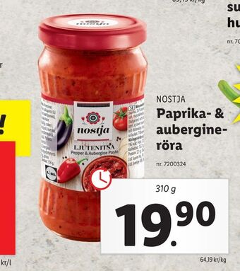 Lidl Paprika- & aubergineröra erbjuda