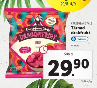 Lidl Tärnad drakfrukt erbjuda