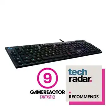 Kjell & Company Logitech g 815 mekaniskt tangentbord erbjuda