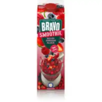 Snabbgross Smoothie hallon jordgubb blåb bravo 1l erbjuda