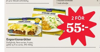 Hemköp Dafgårds färdigrätter erbjuda