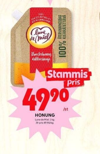 ICA Kvantum Lune de miel honung erbjuda
