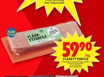 ICA Maxi Nybergs deli fläskytterfilé erbjuda