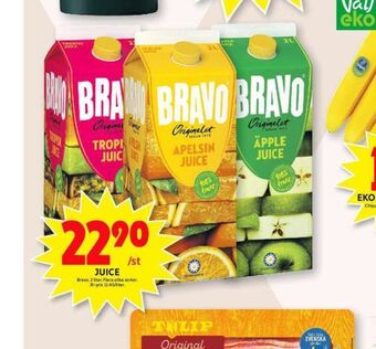 ICA Maxi Bravo juice erbjuda
