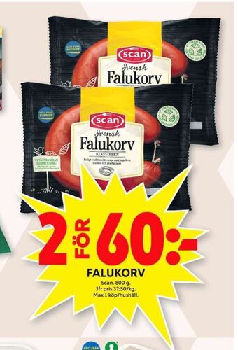 ICA Maxi Scan falukorv erbjuda