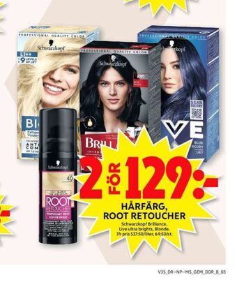 ICA Maxi Brillance hårfärg erbjuda