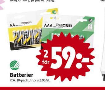 Ica batterier