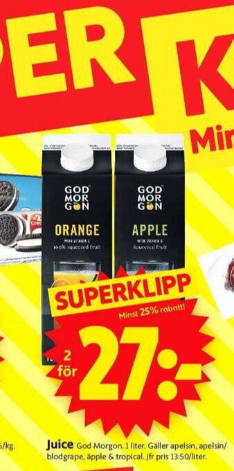 ICA Supermarket God morgon juice erbjuda