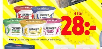 ICA Supermarket Lindahls kvarg erbjuda