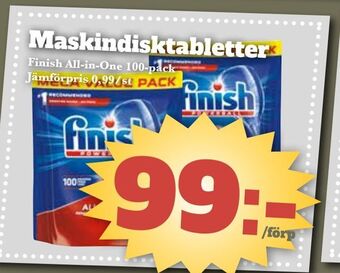 Bonum Matmarknad Maskindisktabletter erbjuda
