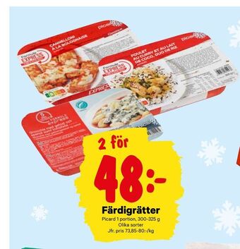 City Gross Färdigrätter erbjuda