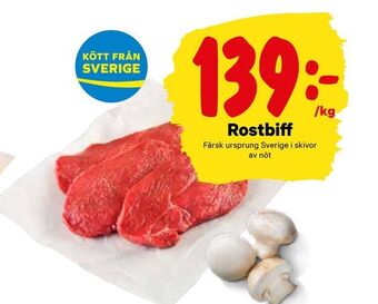 City Gross Rostbiff erbjuda