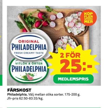 Coop Extra Färskost erbjuda