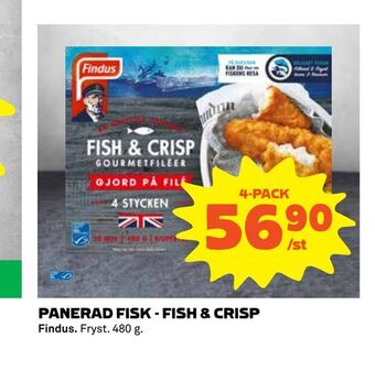 Coop Extra Panerad fisk - fish & crisp erbjuda