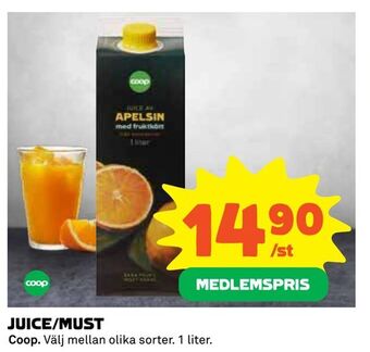 Coop Extra Juice/must erbjuda