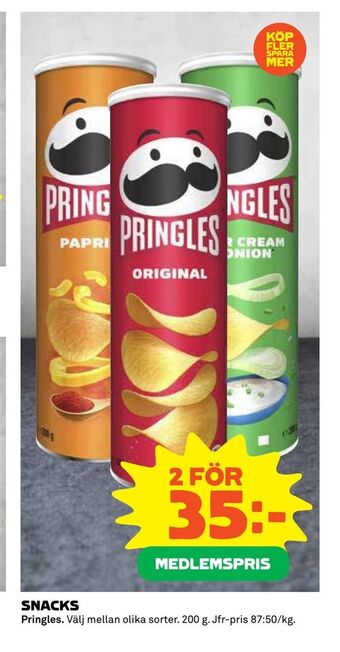 Coop Extra Snacks erbjuda
