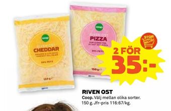 Coop Forum Riven ost erbjuda