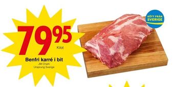 Matöppet Benfri karré i bit erbjuda