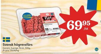 Hemköp Svensk högrevsfärs erbjuda