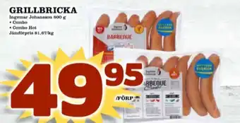 Matdax Ingemar johansson grillkorv erbjuda