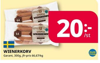 Tempo Garant wienerkorv erbjuda