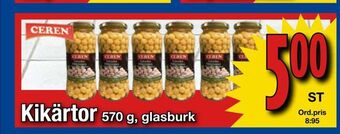 Supergrossen Kikärtor erbjuda