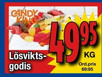 Supergrossen Lösviktsgodis erbjuda