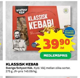 Coop Daglivs Klassisk kebab erbjuda