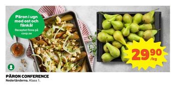 Coop Daglivs Päron conference erbjuda