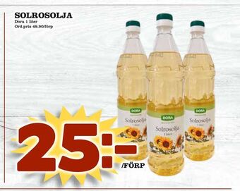 Din Mat Solrosolja erbjuda