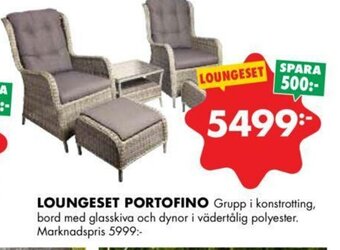 ÖoB Loungeset Portofino erbjuda