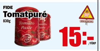 Matdax Tomatpuré erbjuda