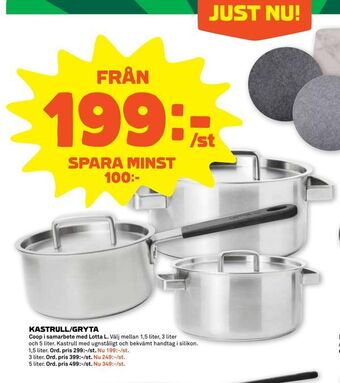 Stora Coop Kastrull/gryta erbjuda
