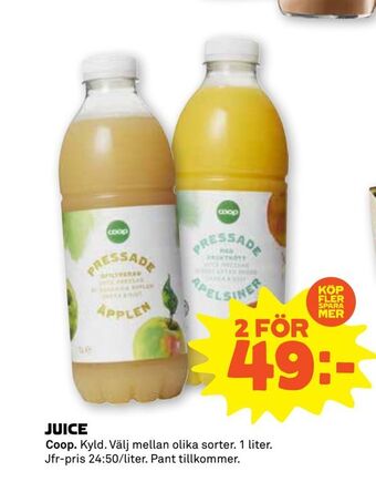 Stora Coop Juice erbjuda