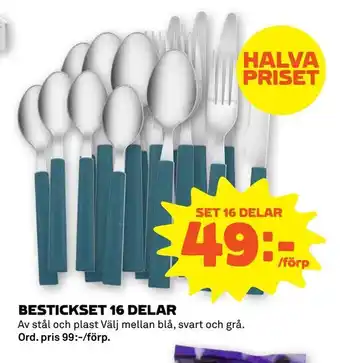 Stora Coop Bestickset 16 delar erbjuda