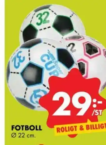 Fotboll Ø 22 cm