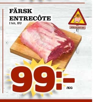 Matdax Färsk entrecôte erbjuda