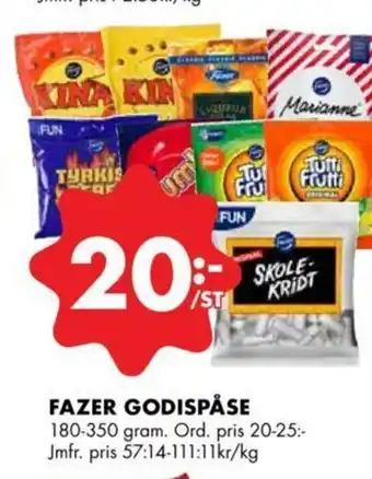 ÖoB Fazer Godispåse 180-350 gram erbjuda