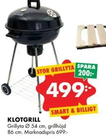 ÖoB Klotgrill Ø 54 cm erbjuda