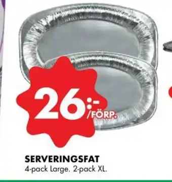 ÖoB Serveringsfat 4-pack Large. 2 pack xl erbjuda