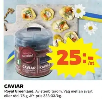 Coop Caviar Royal Greenland erbjuda