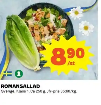 Coop Romansallad Sverige erbjuda