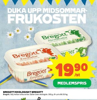 Coop Bregott/Ekologiskt bregott erbjuda